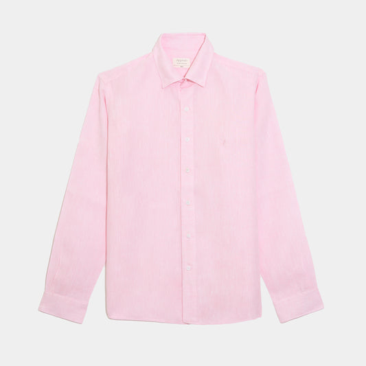 Coral Linen Shirt