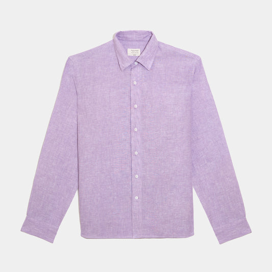 Wisteria linen shirt