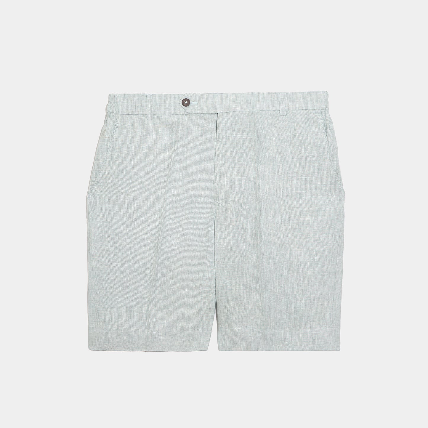 Sage linen shorts