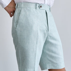 Sage Linen shorts