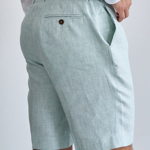 Sage Linen shorts