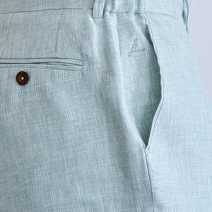 Sage Linen shorts